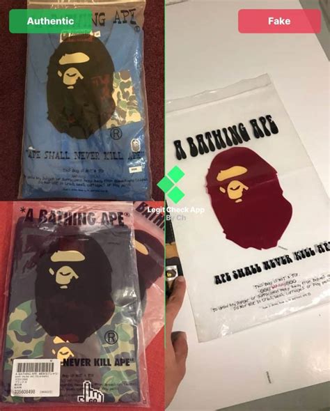 waist bag bape original vs fake|bape sleeve tag scam.